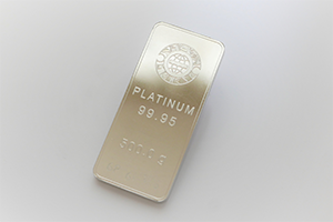 プラチナの地金画像